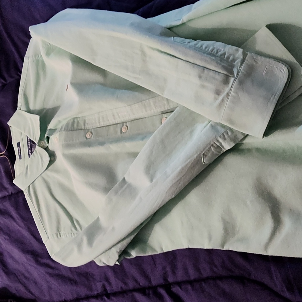 Women's Ralph Lauren polo Oxford mint green